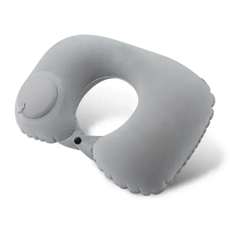 1pc Travel Pillows Airplanes Inflatable Super Light Portable Neck Pillow U-Shape Automatic Inflatable Cervical Vertebr Pillow 5