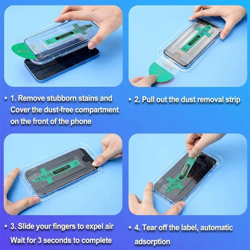 Oleophobic Matte Privacy Screen Protector – 3-Pack, Dust-Free & Easy Installation