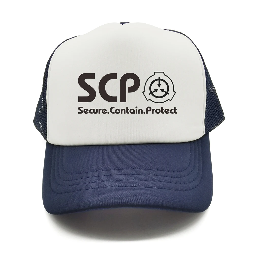 SCP Foundation Secure Contain Protect Trucker Caps, Chapeaux d'été