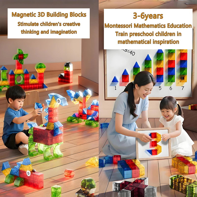 Magnetic Building Blocks ABS Toys for Kids