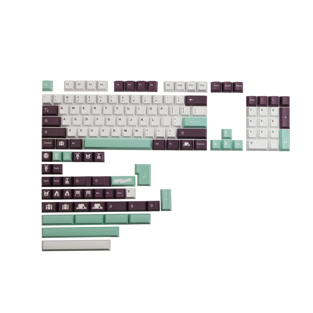 mecânicos teclados teclados gmk selvagem pbt chave tampa cherry perfil com shift barra de espaço