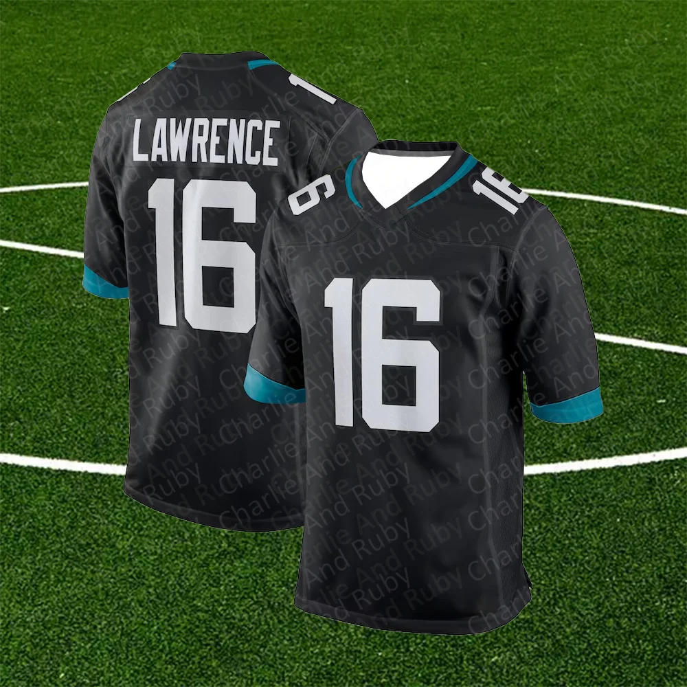 Jersey No.1/16/28 Travis Etienne Trevor Lawrence Fred Taylor Jacksonville Jaguars Prowler Throwback Player Jersey Black Tops 2