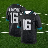 Jersey No.1/16/28 Travis Etienne Trevor Lawrence Fred Taylor Jacksonville Jaguars Prowler Throwback Player Jersey Black Tops 2