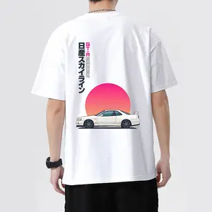 Initial D Anime Graphic T-shirt Women/men Streetwear For Nippon Jdm Mazda  Rx-7 Turbo Crewneck Tshirts Tops Y2k Oversized Cotton - AliExpress