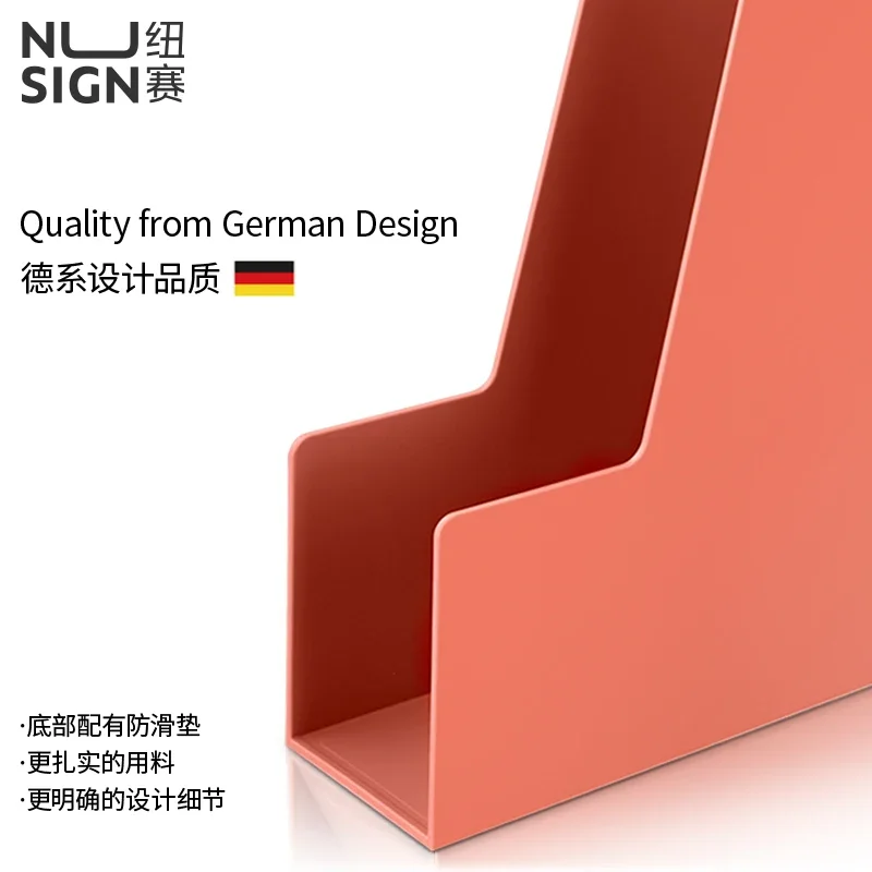 Deli Multi Purpose Book Magazine Storage High Quality Stand Organizer Holder Large Document Trays For School Office Supplies
