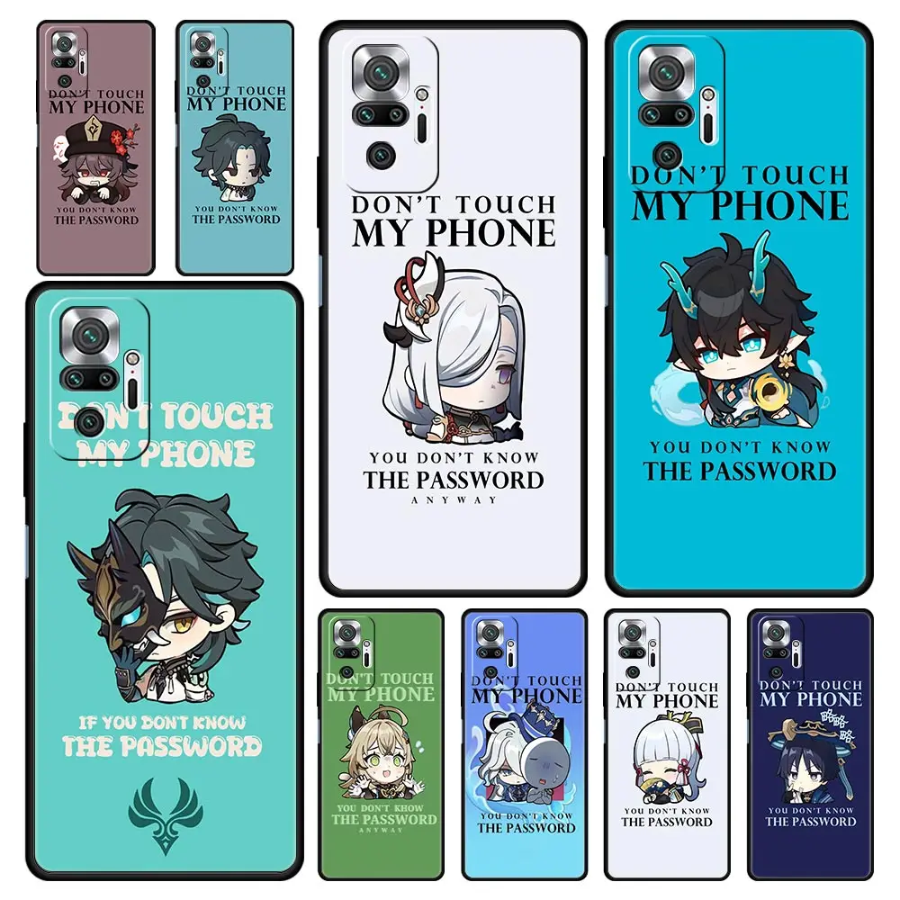 Kawaii Cartoon Genshin Impact Soft Phone Case