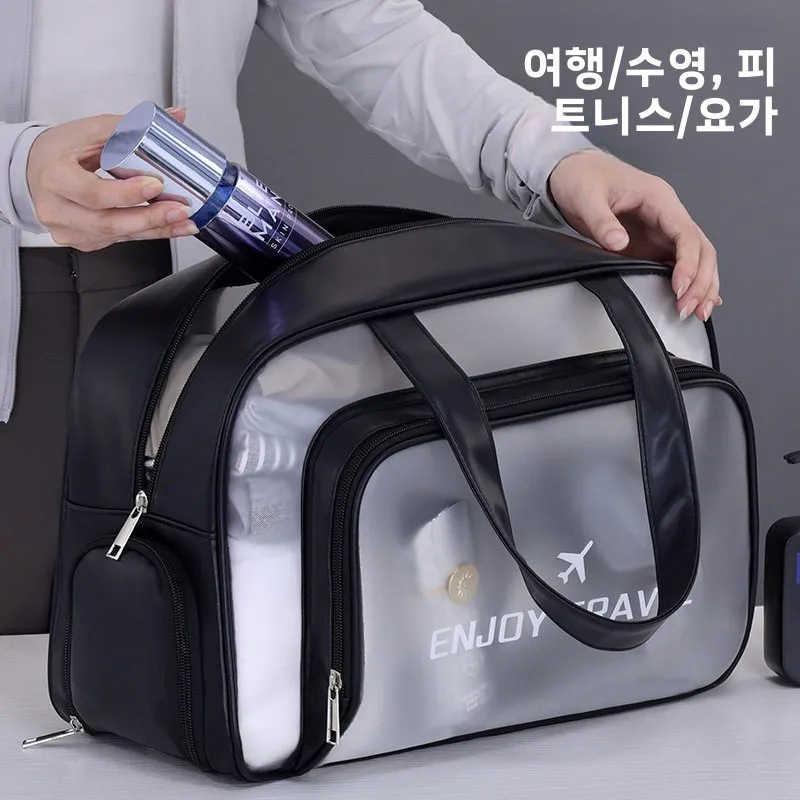 남성용 수영 가방 습식 및 건식 분리 목욕 핸드백 방수 새로운 스타일 샤워 세면용품 보관 가방 여성 여행용