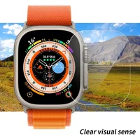 Film de protection d'écran en verre pour Apple Watch Ultra 3 2 49mm 11 10 46/42mm, Film Hydrogel iWatch 9 8 7 6 5 SE 45mm 41mm 44mm 40mm 5