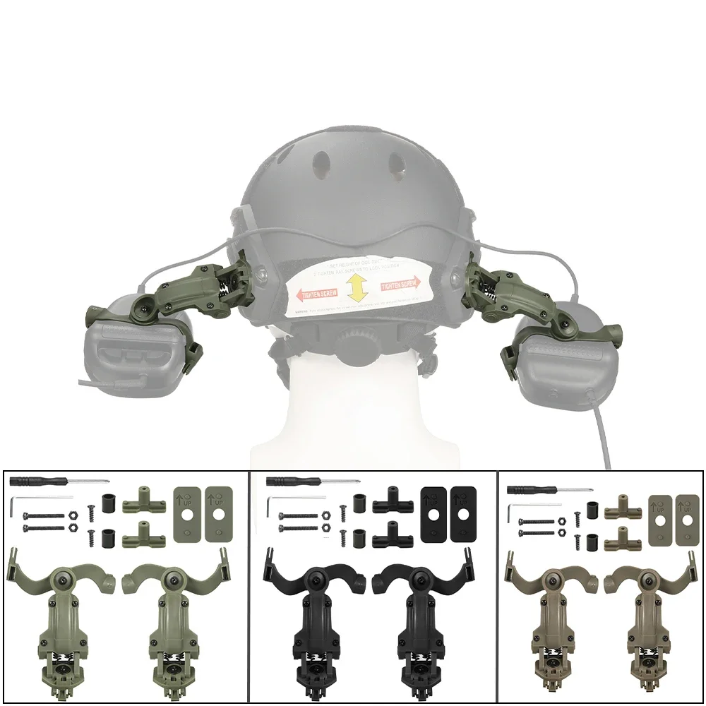 EARMOR M32 MOD4 Tactical Earmuffs – Noise Reduction Headset with ARC Rail & Kenwood PTT Adapter 4
