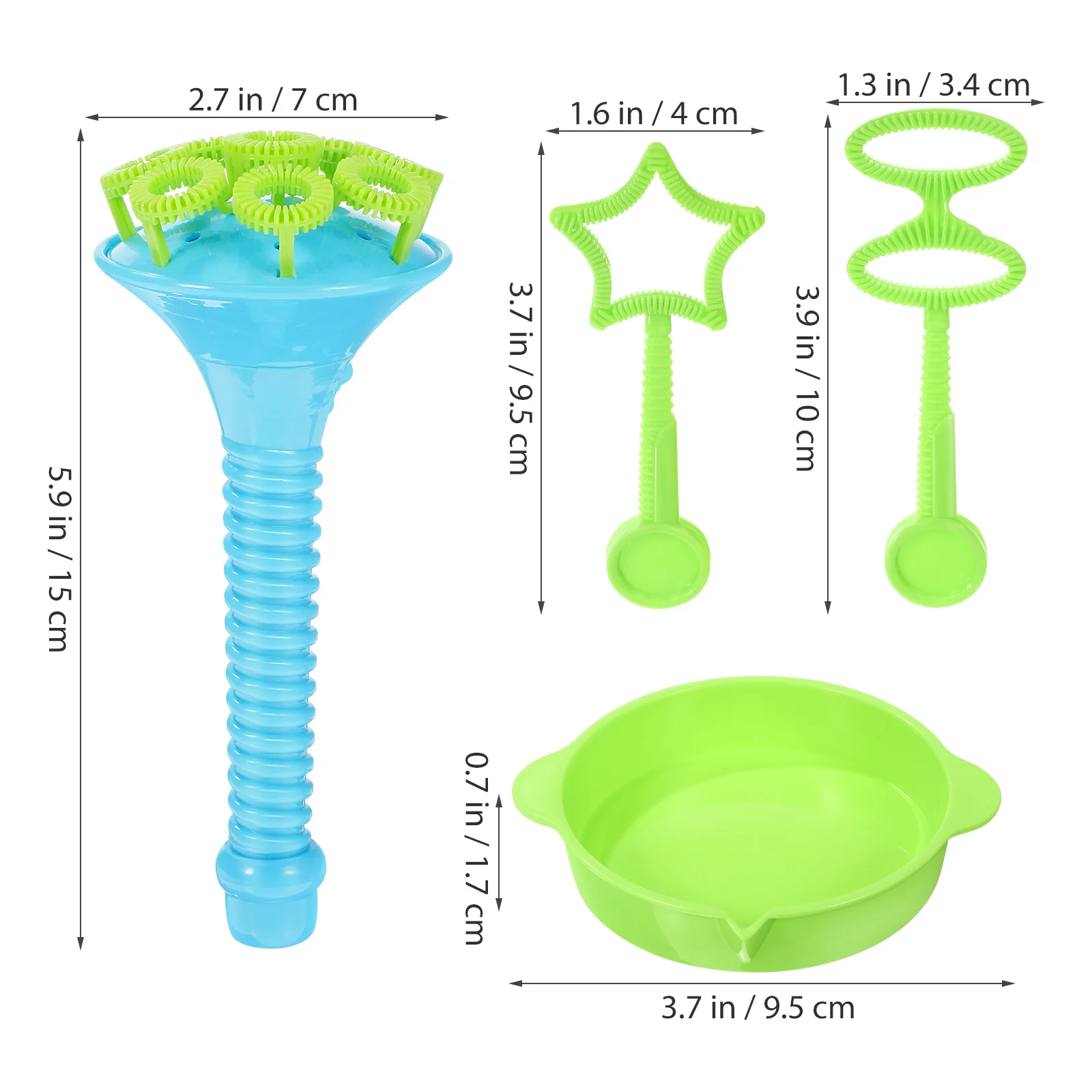 Bubble Blower Trumpet Toy Girl Toys Bubber Blowing Soap Tools Gift Dispenser Blue Gumballs 3