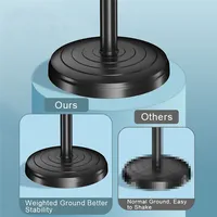 360° Rotatable Anti-Slip Base Desktop Lazy Foldable Adjustable Flexible Phone Bracket Live Broadcast For iPhone Xiaomi Samsung - Image 3