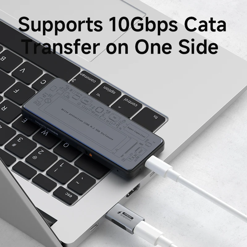 Hagibis USB A Male to USB C Female Adapter 10Gbps High-Speed Data Transfer 60W Fast Charging Conventer Plug for Macbook Tablet