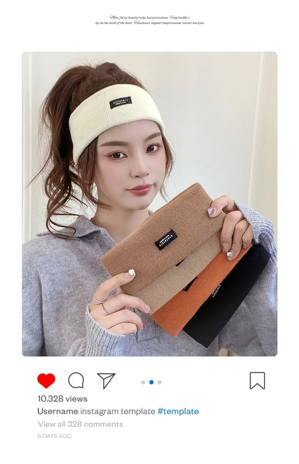 Thick Knitted Fashion Headband - Warm & Stylish