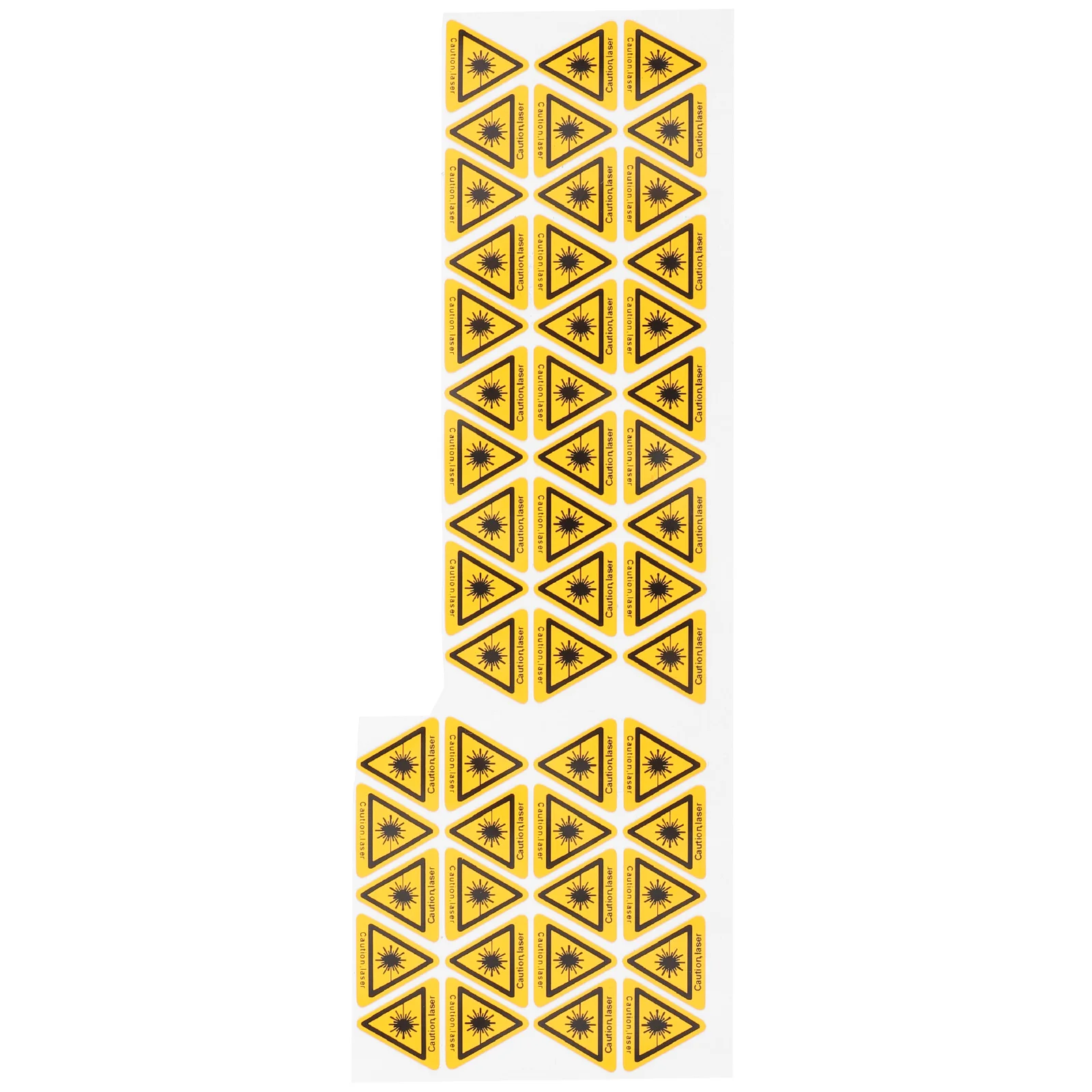 50 шт., лазерные предупреждающие наклейки (art.: 3920c74f0c745) - 3920c74f0c745