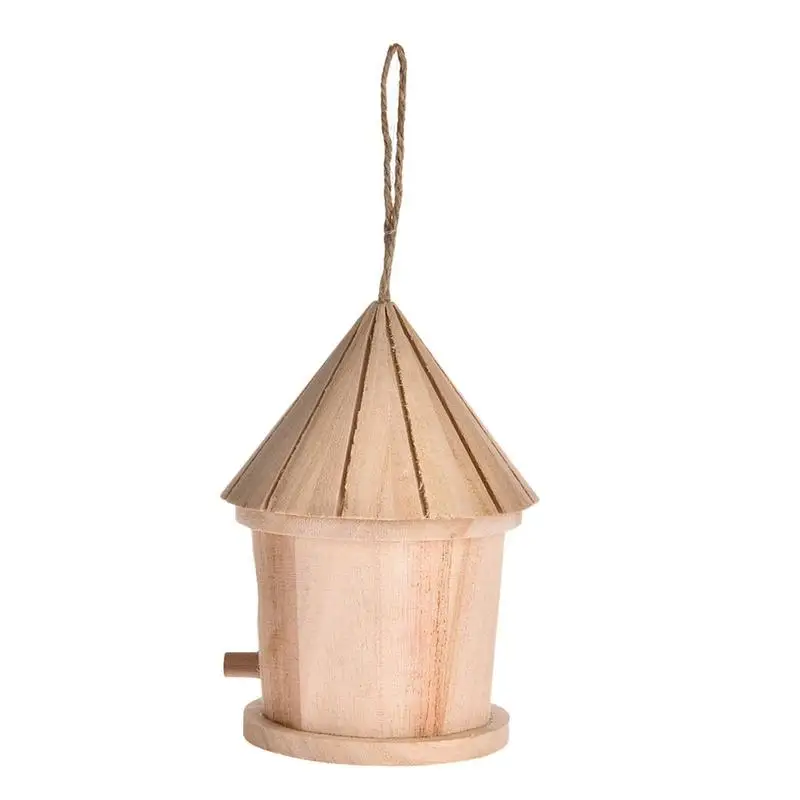 รูปสินค้า ไม้ BIRD House Feeder DIY Bird Nest แขวนกลางแจ้งนกบ้านตกแต่งบ้านตกแต่งสวน