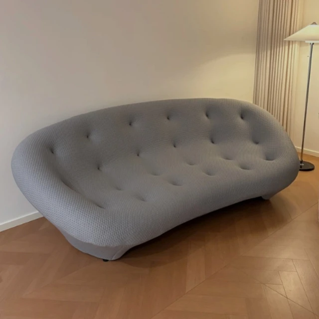Home Designer small apartment Italian shell shape fabric sofa living room sofas and seating couch 200cm armchair furniture 3 Home Designer small apartment Italian shell shape fabric sofa living room sofas and seating couch 200cm armchair furniture 3