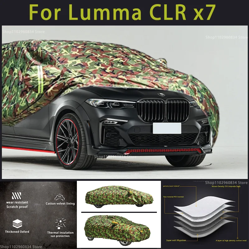 

Чехол для автомобиля LUMMA CLR X7 Оксфорд защита от снега Защита от солнца водонепроницаемый пыленепроницаемый камуфляжный чехол для автомобиля