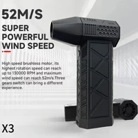 Mini Turbo Jet Fan Electric Air Duster with 3 Gear Adjustable 130000RPM Wind Speed 52m/s Car Computer Cleaning Blower Tool 2