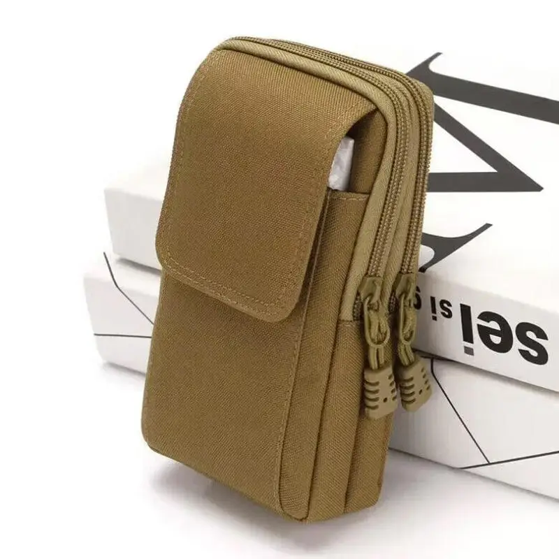 Men's Waist Bag Nylon Portable Durable Coin Purse Fashionable And Versatile Casual Mobile Phone Bag Small Bag Outdoor Small Bag