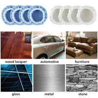 20/8Pcs Buffer Pads Cover Car Polisher 6 Inch Bonnets Wheel Polishing Microfiber Polishing Pad Kits for Waxing Bonnet Set Tool 2