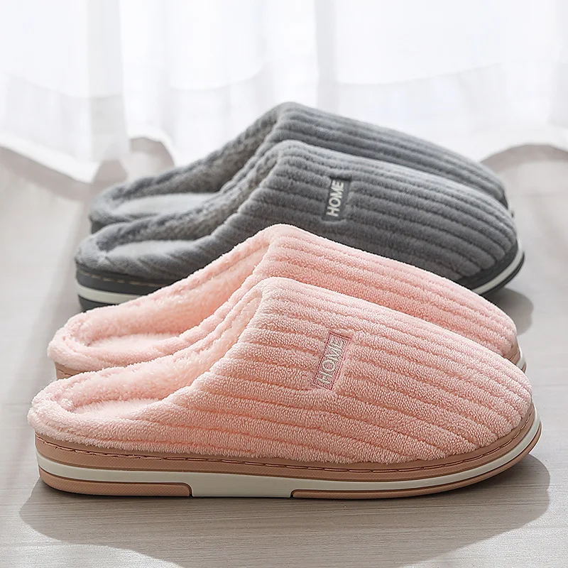 Non Slip Slippers Leather Sandals Fashion Sandals Soft Slippers Linen Slippers Fur Slippers Beach Slippers Eva Slippers Beach Sandals Fashion Slippers Men Warm Slippers Women Home Cotton Plush Slides Bedroom Casual Non-Slip Shoes Concise Winter Couples Indoor Soft Sole Flats