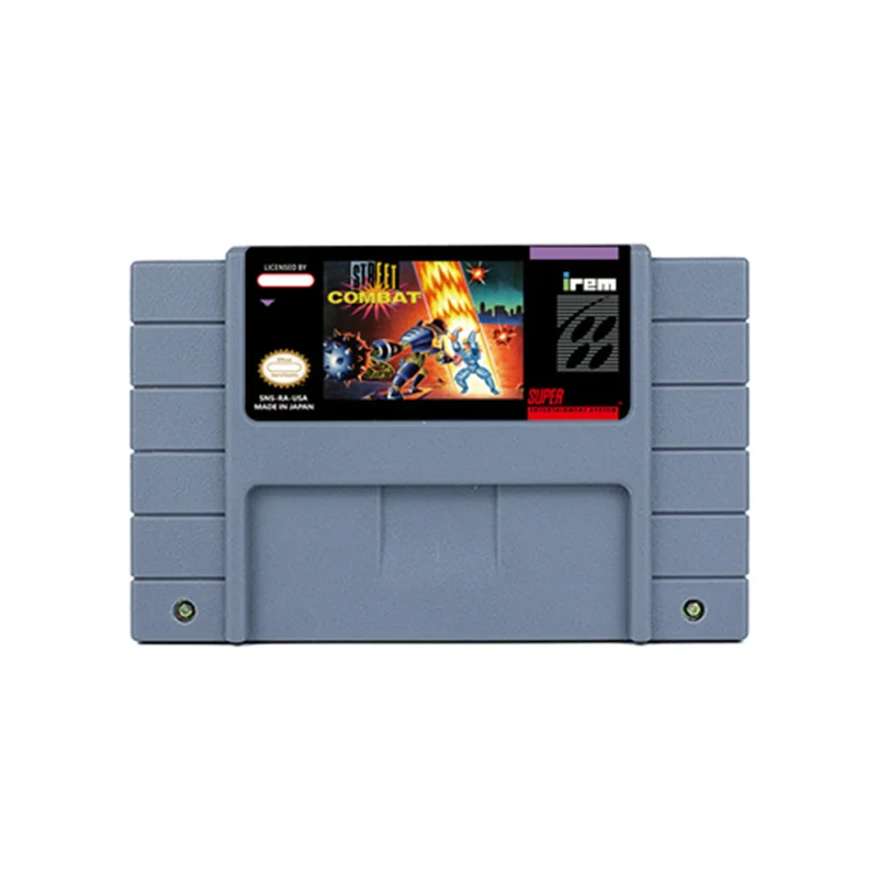 Street Combat O Street Racer O Street Sports - Jammit O Street Sports - Street Hockey '95 Action Game Per Snes 16 Bit Ft
