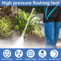 Pressure Washer Wand Heavy-Duty Metal Jet High-Pressure Washer Tools with 2 Nozzles Multipurpose Wash Accessories for Car Garden 2
