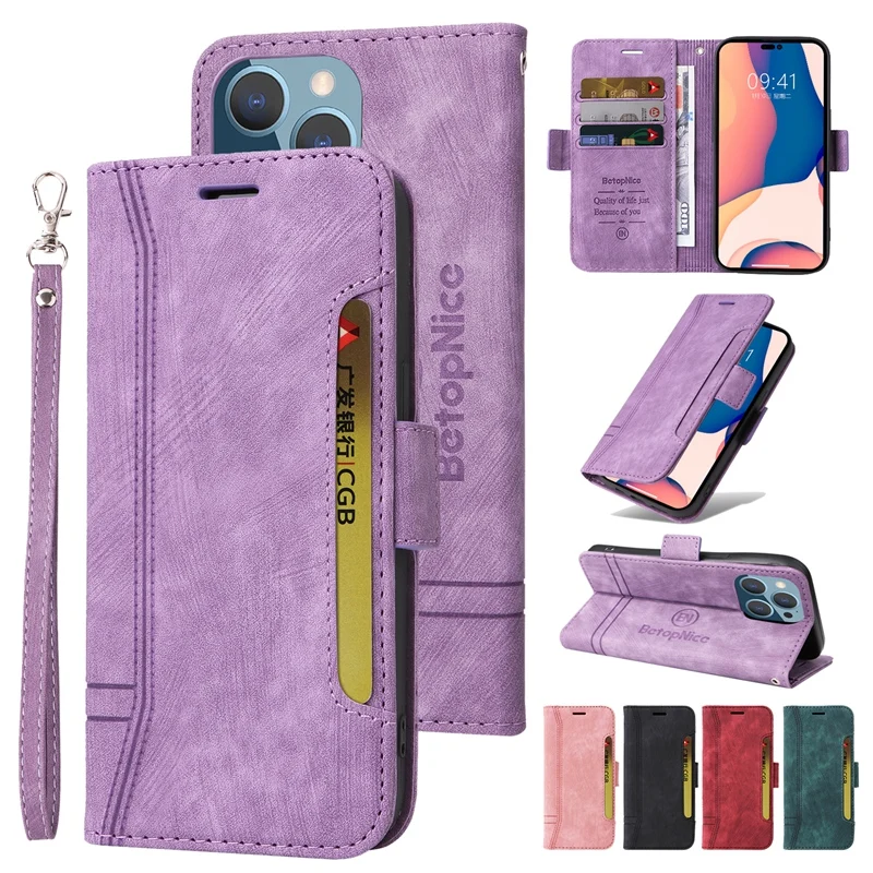 

2024 Wallet Case for iPhone 15 15 Pro 15 Plus 15 Pro Max 14 14 Pro 14 Plus 14 Pro Max iPhone 13 Pro 13 12 11 XR 6 7 8 Plus Flip