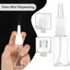 5PCS 10ml-60ml Empty Nasal Spray Pump White Plastic Spray Bottles Mist Nose Refillable Bottle Packaging Accessories 6