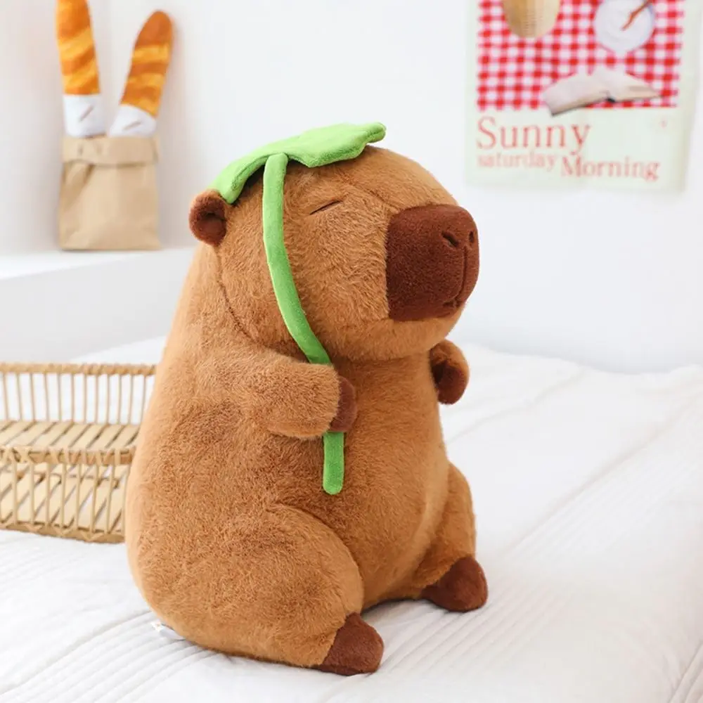 Kawaii Adorable Capybara (50cm) - Lotus Leaf Special Edition