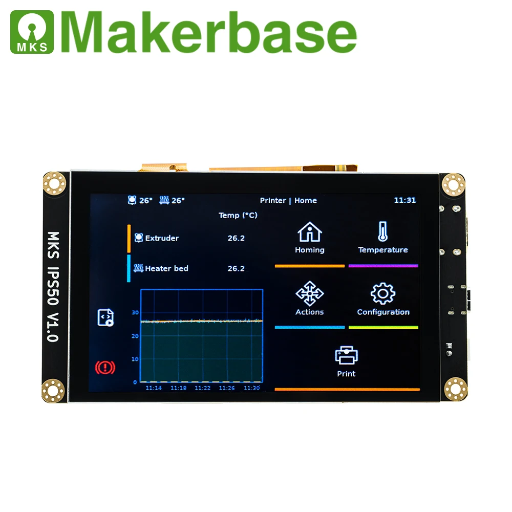 Makerbase Klipper Tela Capacitiva Hdmi Mks Skipr Mks pi 5 - Imagem 4
