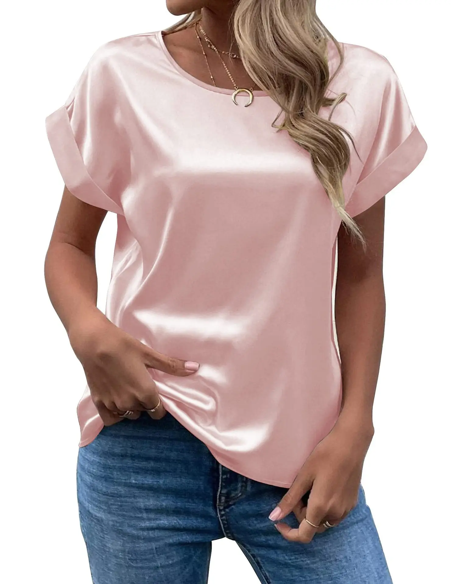 Chemise Légère Femme ONE WORLD Taille S Manches Courtes - Multicolore, Polyester, Très Bon état