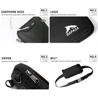Slim phone bag Man Mini Portable Phone Bag Phone Purse Cross Body Bag Waist Phone Pouch Fit 6.5 7.5 Inch Phones durable to use 2