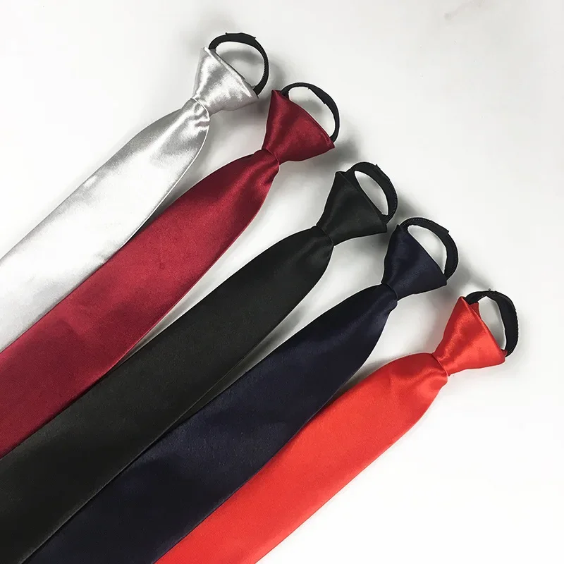 

Narrow Tie Wine Red Navy Black Rope Tie