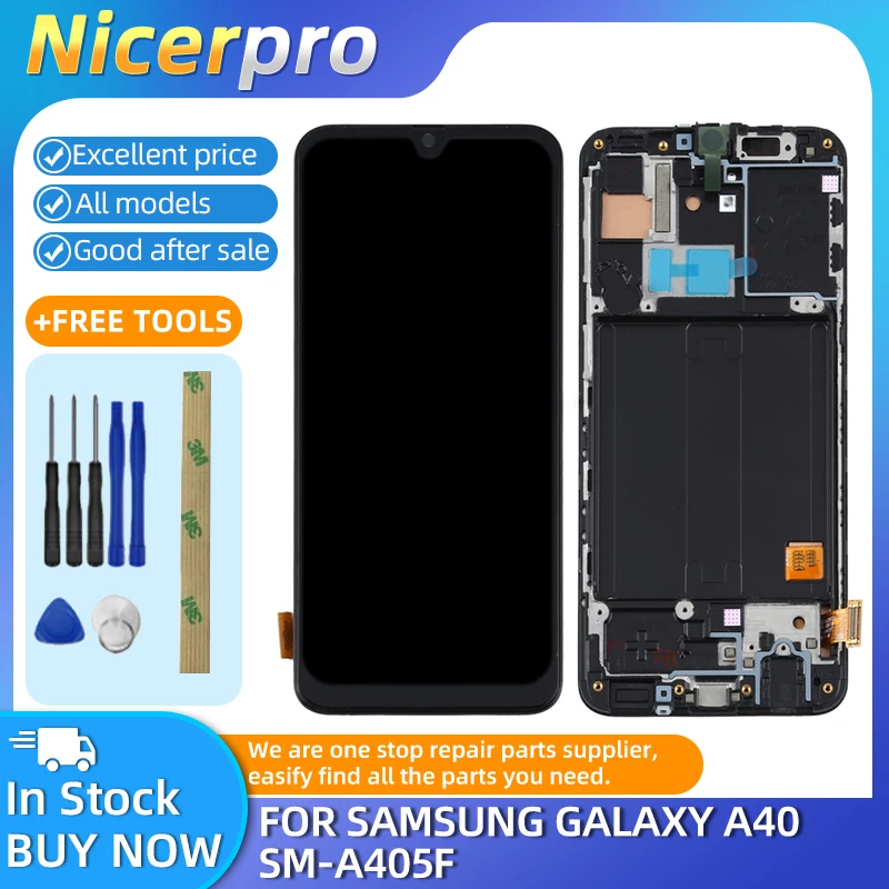 Lcd Display Touch Screen Replacement | Samsung Galaxy A40 Lcd Display ...