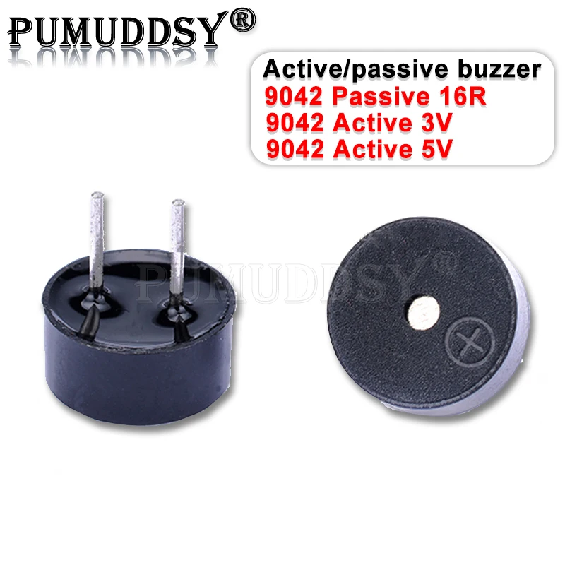 10PCS 9042 Integrierte Passive Summer 16R AC 3V 3,3 V 9x 4,2mm 9042 Aktive/Passive 3V 5V Mini Piezo Summer Lautsprecher DIY Elektronische – Detail 2
