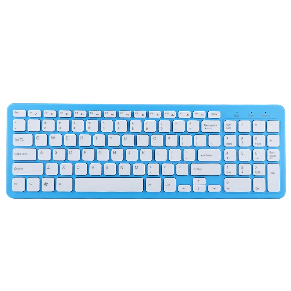Set combinato 2.4G con tastiera e mouse wireless a 108 tasti, alta sensibilità e nessun ritardo._voghion.com