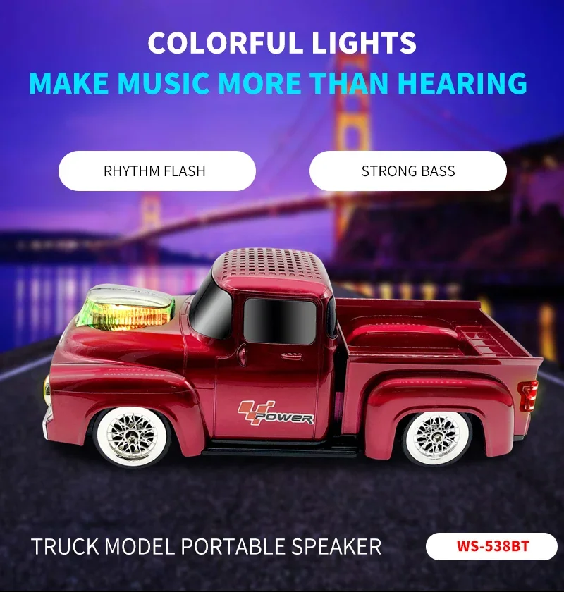 Classic Wireless Bluetooth Speaker with Subwoofer High Fidelity Stereo Surround Portable Soundbox Support TF Card FM Radio USB
