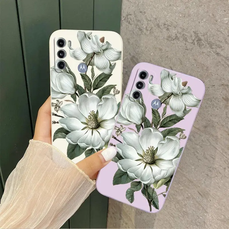 Wild Flower Silicone Phone Case Cover