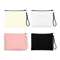 Can DIY Blank Non Customized Teacher/Birthday Gift Make Up Bags Toilet Kit Cosmetic Bag Mini Makeup Pencil Pouch Non-custom 1