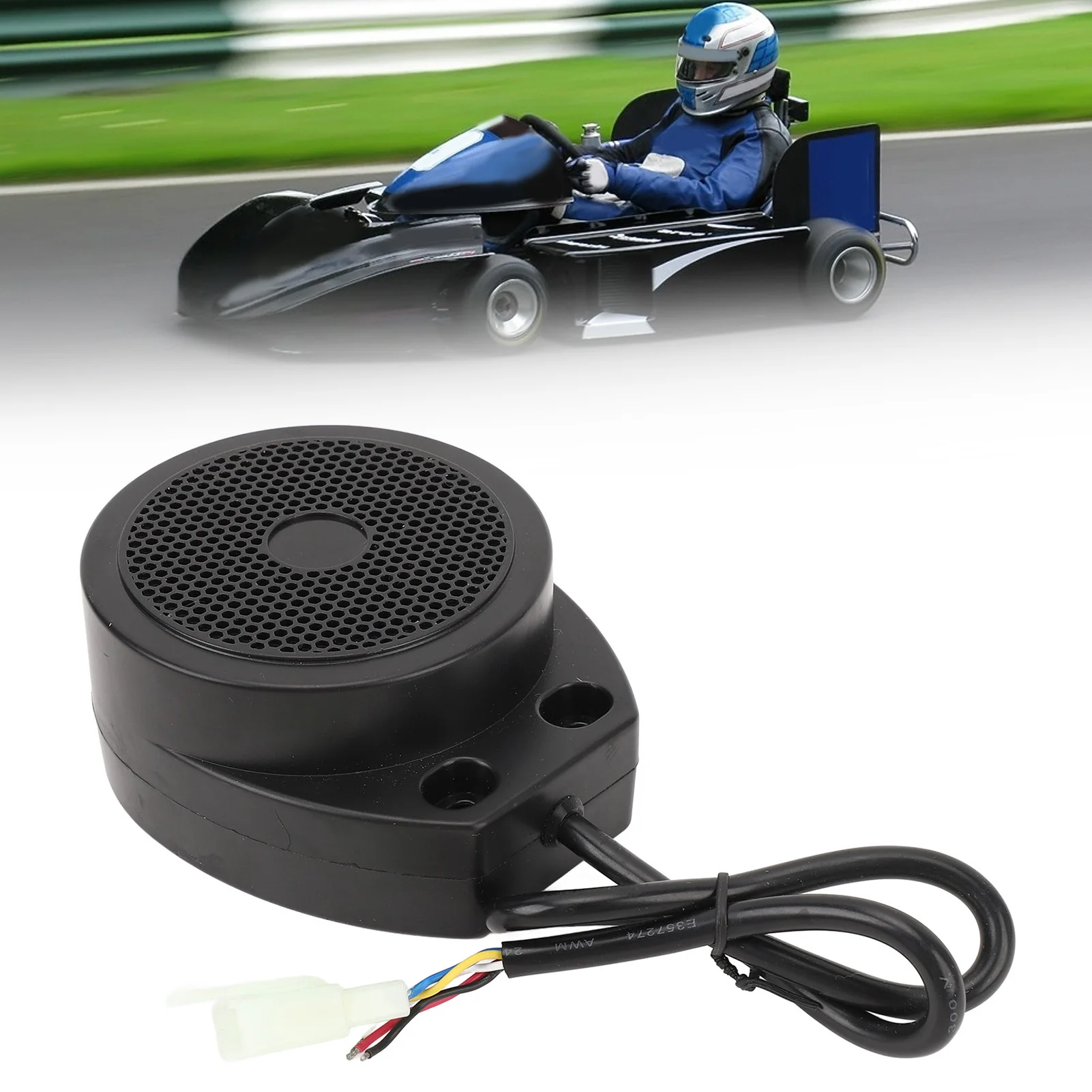 오토바이 사운드 시뮬레이터 DC12 80V 사운드 시뮬레이션 시스템을 연결하기 쉬운 방수 110DB 스쿠터용 고출력 사운드 시뮬레이션 시스템