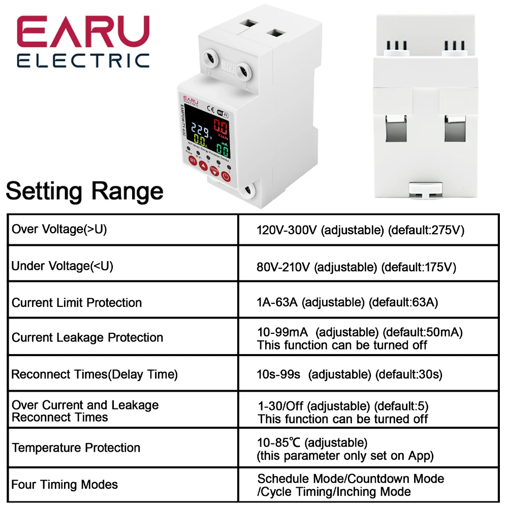 tuya wifi medidor de energia inteligente potencia 03