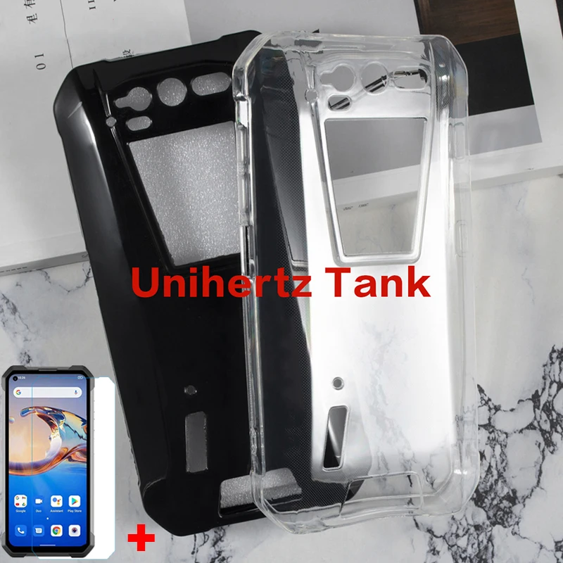 for Unihertz Tank 2 Ultra Thin Phone Case, Gel Pudding Soft Silicone Phone  Case for Unihertz 8849 Tank 2 6.81 inches (Transparent)