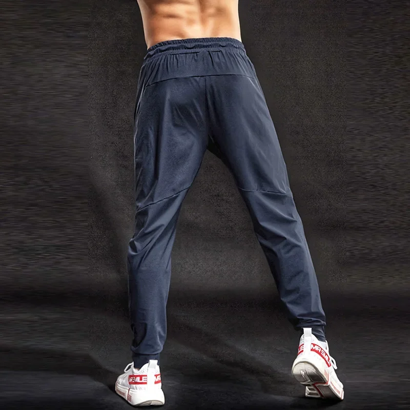 Sports Running Pants Men's Breathable Fitness Training Jogging Sweatpants Basketball Tennis Trousers Gyms Track Elastic Pants 5