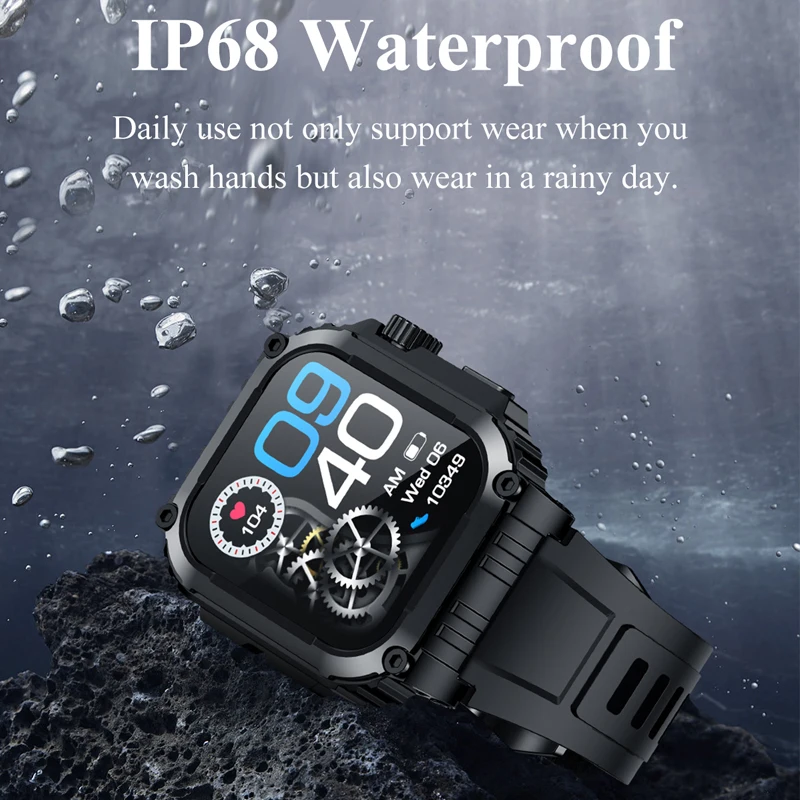 GPS AMOLED 스마트 워치 야외 스포츠 피트니스 팔찌, Ai 음성 어시스턴트, 블루투스 통화 시계, 안드로이드 IOS용 스마트워치, 410mAh