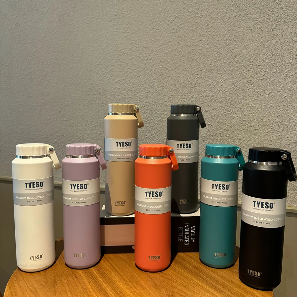 Tyeso Vacuum Insulated Bottle Sports 304 Stainless Steel Hot And Cold Water Bottle 25 Tyeso Vacuum Insulated Bottle Sports 304 Stainless Steel Hot And Cold Water Bottle