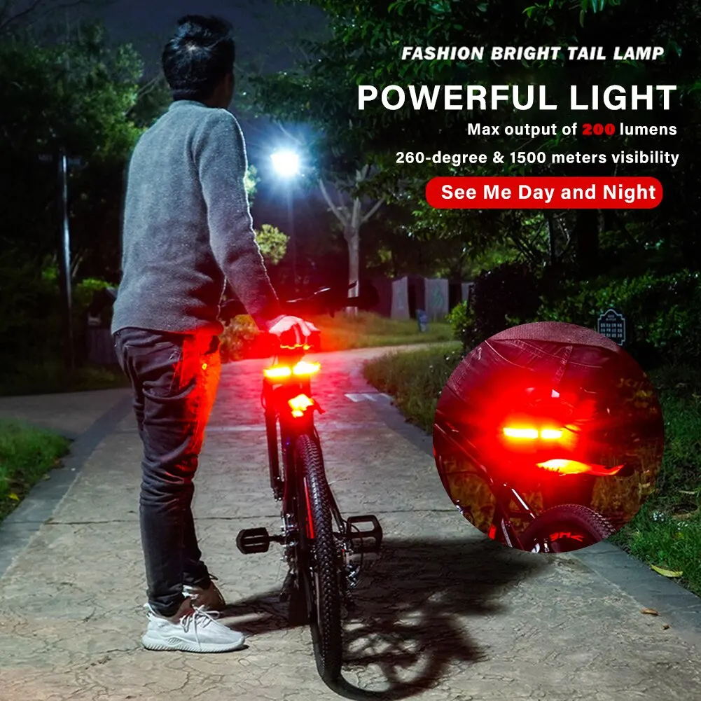 Enhance Your Cycling Safety with the Wireless Bike Blinker Light