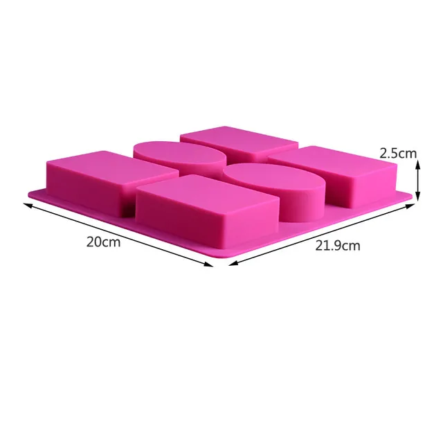 Moldes De Silicona Para Jabón (2 Unidades) - 6 Cavidades Con Diseño De Encaje, Para Velas/chocolate