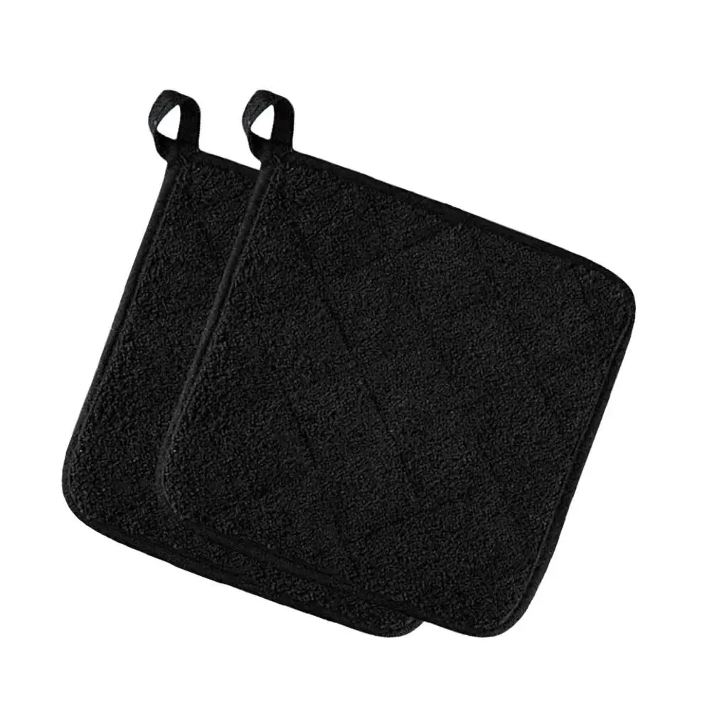 Cotton Mat Cooking Microwave Coaster Baking Dii Mint Kitchen Oven Mitts Tool Bbq Accessories Potholder Terry Holders Gloves H0e9