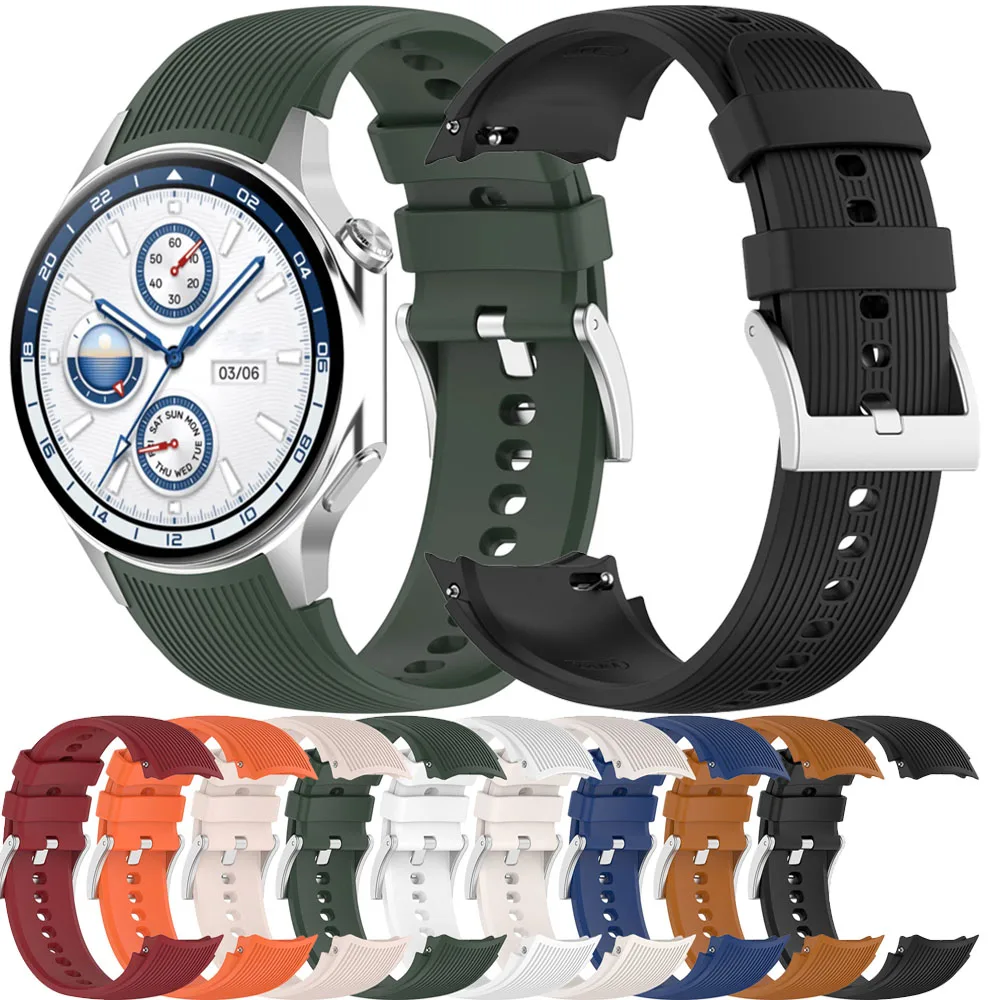 Premium Silicone Sports Strap - Breathable No Gap Design Bracelet Wristband - Versatile Watch Accessory